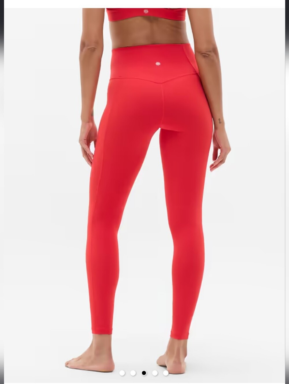 Athleta Vibrant Red Leggings